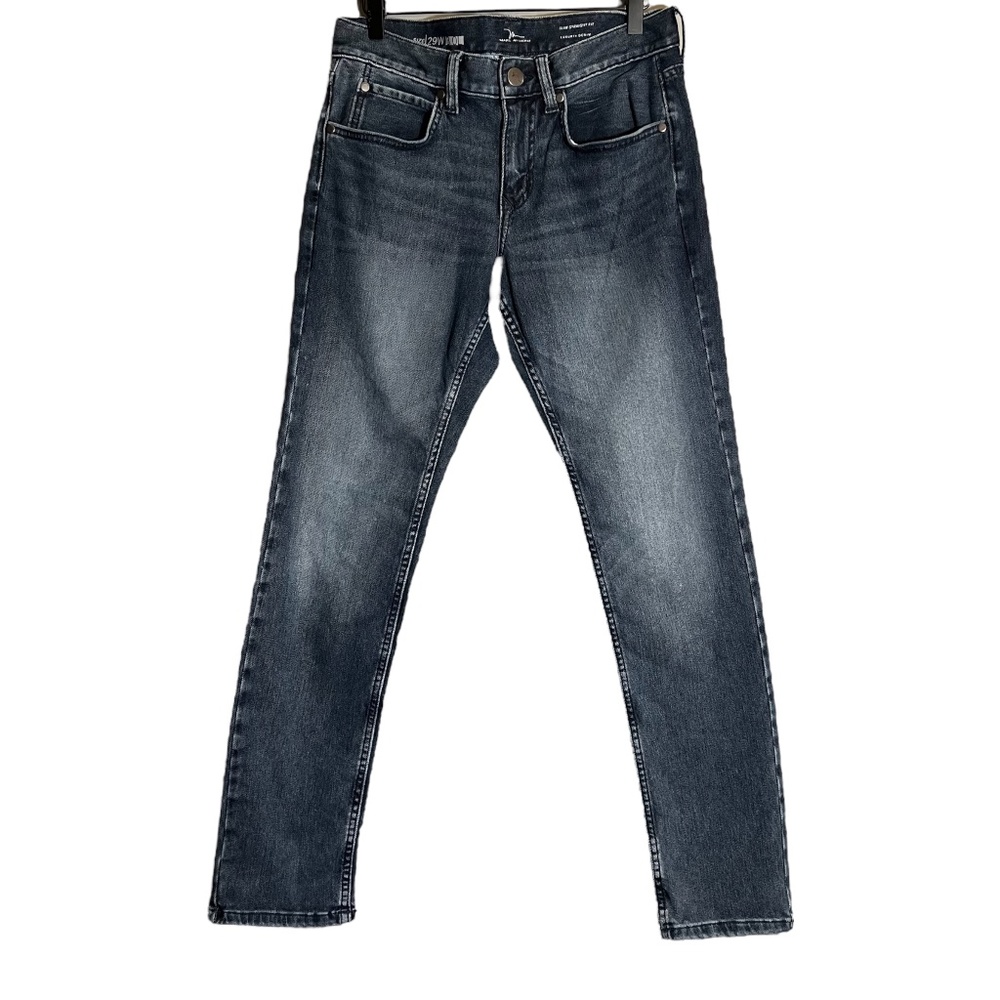 Marc Anthony Men’s Dark Wash Slim Straight Jeans - Gray - 29 x 30